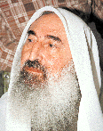 Sheikh Ahmed Yassine (né en 1938), chef spirituel du Hamas.