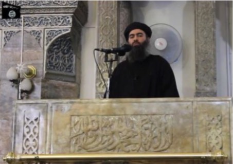 Abu Bakr al-Baghdadi, Calife de l'État Islamique.
